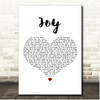 Phish Joy White Heart Song Lyric Print
