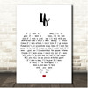 Pink Floyd If White Heart Song Lyric Print