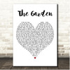 Rush The Garden White Heart Song Lyric Print