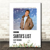 Cliff Richard Santa's List Christmas Polaroid Vintage Music Wall Art Poster Print