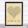 The Cure A Night Like This Vintage Heart Song Lyric Quote Print