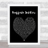 Buffalo Soldier Bob Marley Black Heart Quote Song Lyric Print