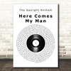 The Gaslight Anthem Here Comes My Man Vinyl Record Song Lyric Quote Print