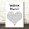 The Maccabees William Powers White Heart Song Lyric Quote Print