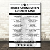 Bruce Springsteen - Concert Setlist Poster Print Canvas - Wembley Stadium, London, England - July 25th 2024