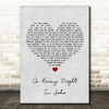 The Pogues A Rainy Night In Soho Grey Heart Song Lyric Quote Print