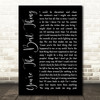The Style Council You're The Best Thing Black Script Song Lyric Quote Print