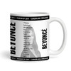 Beyonce Concert Setlist Gig Mug - Stadium of Light, Sunderland, England - June 28th 2016