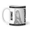 Beyonce Concert Setlist Gig Mug - Stadium of Light, Sunderland, England - June 28th 2016
