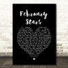 Foo Fighters February Stars Black Heart Song Lyric Quote Print