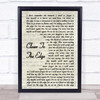Thirty Seconds To Mars Closer To The Edge Vintage Script Song Lyric Quote Print