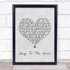 This Mortal Coil Song To The Siren Grey Heart Song Lyric Quote Print