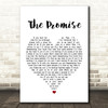 Tracy Chapman The Promise White Heart Song Lyric Quote Print