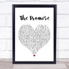 Tracy Chapman The Promise White Heart Song Lyric Quote Print