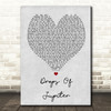 Train Drops Of Jupiter Grey Heart Song Lyric Quote Print