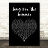 Stereophonics Song For The Summer Black Heart Song Lyric Print