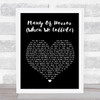 Biffy Clyro Many Of Horror (When We Collide) Black Heart Song Lyric Quote Print
