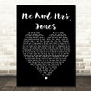 Billy Paul Me And Mrs Jones Black Heart Song Lyric Quote Print