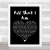 Elvis Presley All That I Am Black Heart Song Lyric Quote Print