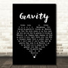 Paul Weller Gravity Black Heart Song Lyric Quote Print