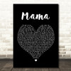 Spice Girls Mama Black Heart Song Lyric Quote Print
