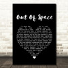 The Prodigy Out Of Space Black Heart Song Lyric Quote Print
