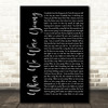 Adele When We Were Young Black Script Song Lyric Quote Print