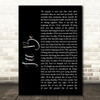 Edwin McCain I'll Be Black Script Song Lyric Quote Print