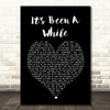 Staind It's Been A While Black Heart Song Lyric Quote Print