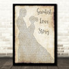 LANCO Greatest Love Story Man Lady Dancing Song Lyric Quote Print