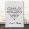 Andy Williams Almost There Grey Heart Quote Song Lyric Print
