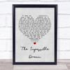 Frank Sinatra The Impossible Dream Grey Heart Quote Song Lyric Print