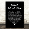 The Temper Trap Sweet Disposition Black Heart Song Lyric Quote Print