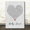 Rod Stewart Baby Jane Grey Heart Quote Song Lyric Print