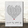 The Prodigy Smack My Bitch Up Grey Heart Quote Song Lyric Print
