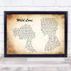 James Bay Wild Love Man Lady Couple Song Lyric Quote Print