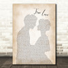 Elton John & Kiki Dee True Love Man Lady Bride Groom Wedding Print