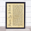 Alexisonfire Happiness By The Kilowatt Rustic Script Song Lyric Quote Print