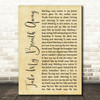 Berlin Take My Breath Away Rustic Script Song Lyric Quote Print