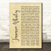 Chris Stapleton Tennessee Whiskey Rustic Script Song Lyric Quote Print