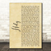 Florida Georgia Line Holy Rustic Script Song Lyric Quote Print