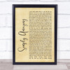 Trey Songz Simply Amazing Rustic Script Song Lyric Quote Print