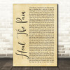 George Michael Heal The Pain Rustic Script Song Lyric Quote Print