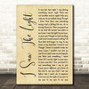 Todd Rundgren I Saw The Light Rustic Script Song Lyric Quote Print