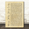 Diana Ross When You Tell Me That You Love Me Rustic Script Song Lyric Print