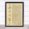 Joy Division Love Will Tear Us Apart Rustic Script Song Lyric Quote Print