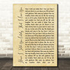 Van Morrison Have I Told You Lately That I Love You Rustic Script Song Print