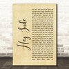 The Beatles Hey Jude Rustic Script Song Lyric Quote Print