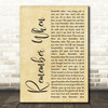 Alan Jackson Remember When Rustic Script Song Lyric Quote Print