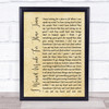 Brian Wilson I Wasnt Made For These Times Rustic Script Song Lyric Quote Print